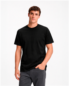 3190 - Remera Lisa Cuello Redondo Jersey Manga Corta